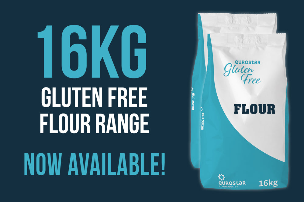 Gluten Free Range Of Flours in 16kg Now Available!