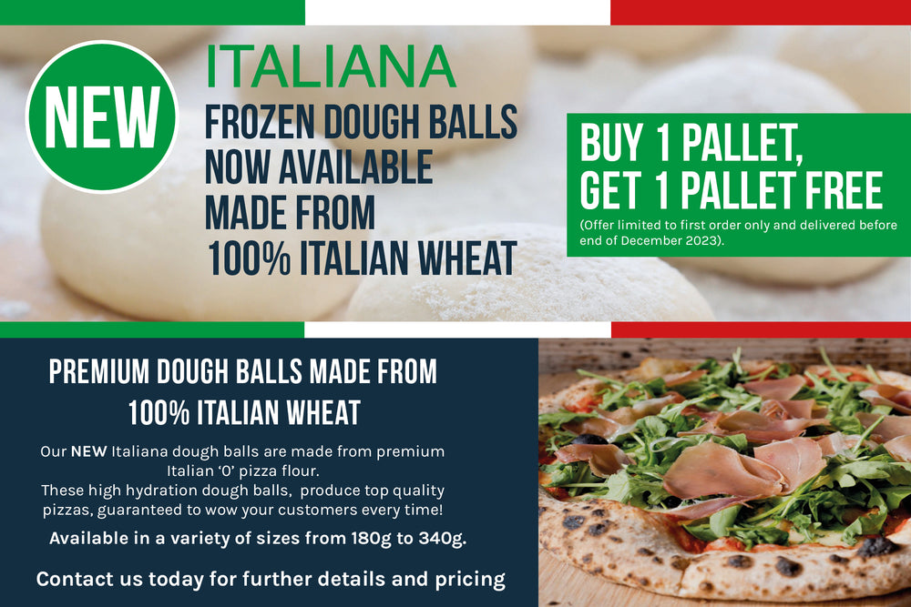 NEW! ITALIANA Frozen Dough Balls Now Availalbe!