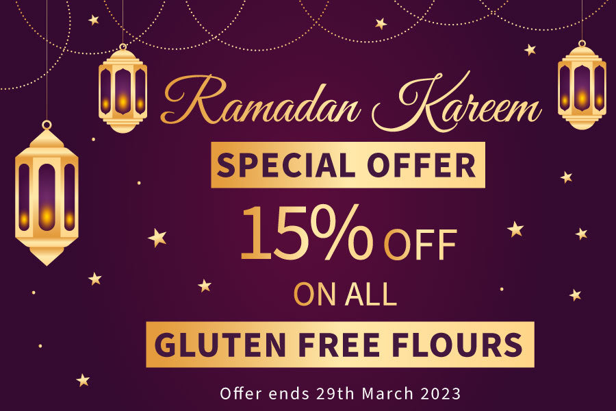 Stock Up For Ramadan With 15% Off All Gluten Free Flours