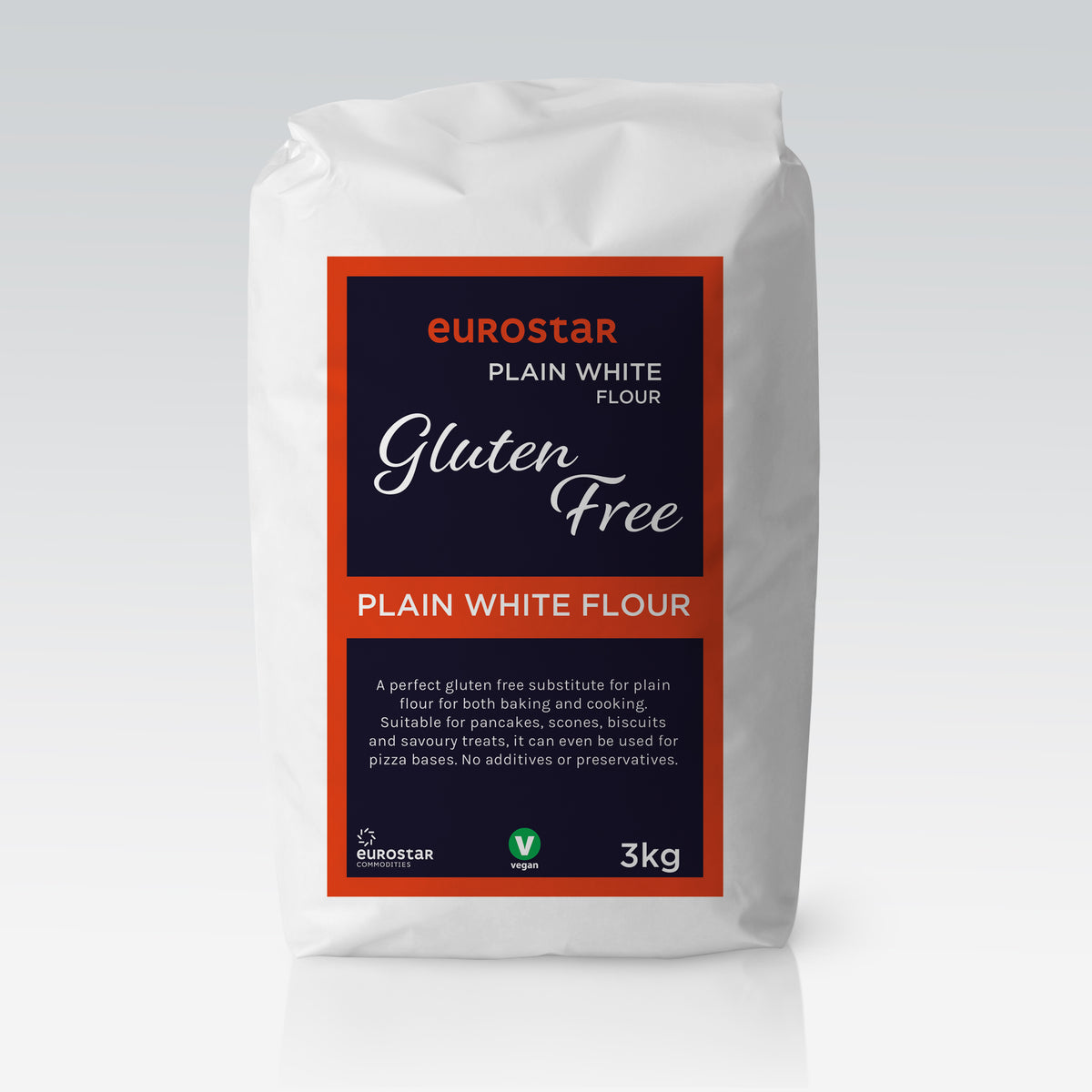 Eurostar Gluten Free White Chapatti Flour - 1.5kg (Pack Of 3)